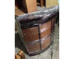 THANH LÝ QUẦY LỄ TÂN NÂU ĐỎ 80x60